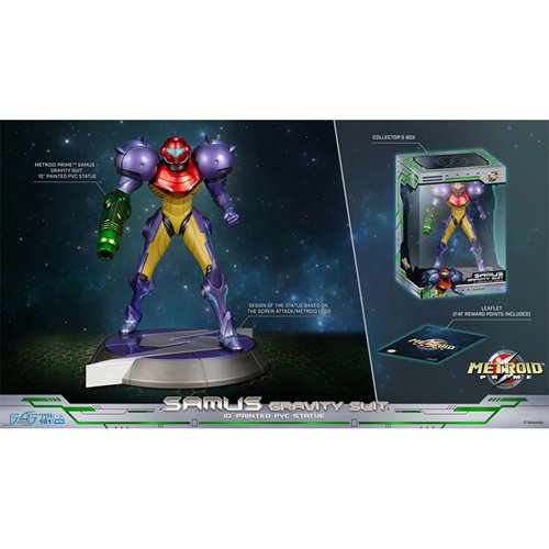 Metroid Prime Samus Gravity Suit Standard Edition Statue