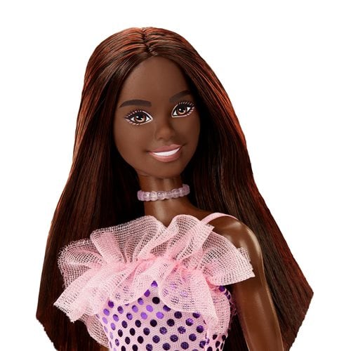 Barbie Glitz Doll in Pink Metallic Dress