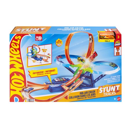 Hot Wheels Stunt Tracks Mid-Air Crash Track Set