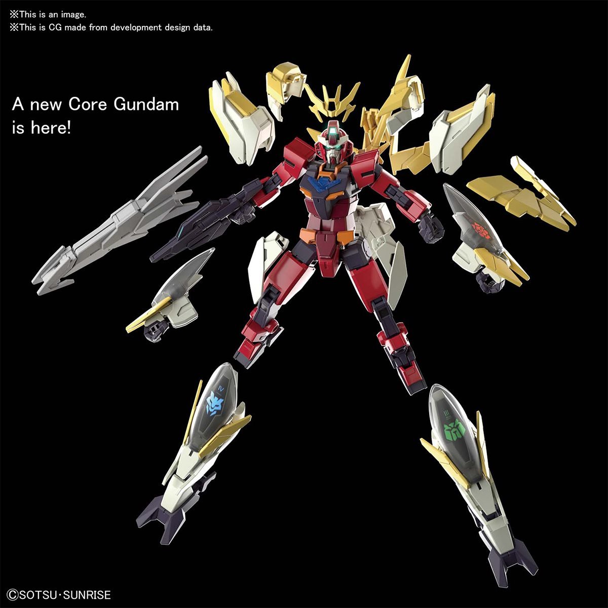 Rise Rize Model Kit Gundam Build Divers Re Gundam HGBD:R 1/144 Gundam Anima 