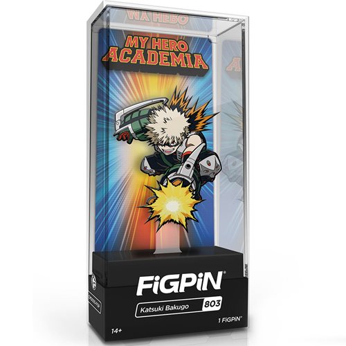 My Hero Academia Katsuki Bakugo FiGPiN Classic 3-Inch Enamel Pin