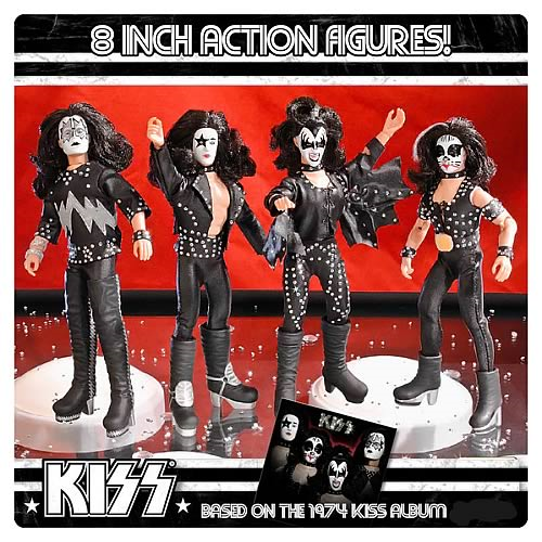 KISS 1st Album Series 2 8-Inch Action Figures Set