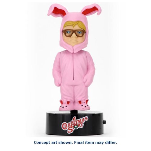 A Christmas Story Ralphie in Bunny Suit Solar-Powered Body Knocker