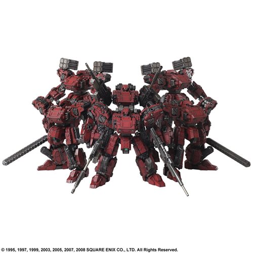 Front Mission Structure Arts Vol. 2 Frost Hell's Wall Variant 1:72 Scale Model Kits Set of 6
