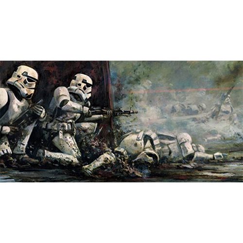Star Wars Pinned Down by Cliff Cramp Canvas Giclee Art Print