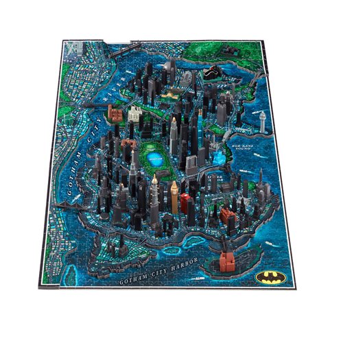 Batman Gotham City 4D Cityscape Puzzle