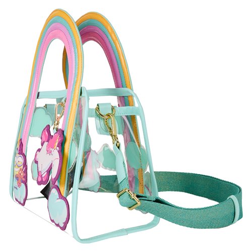 Minions Fluffy Unicorn Clear Crossbody Tote Bag