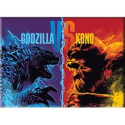 Godzilla vs. Kong Blue vs Red Flat Magnet