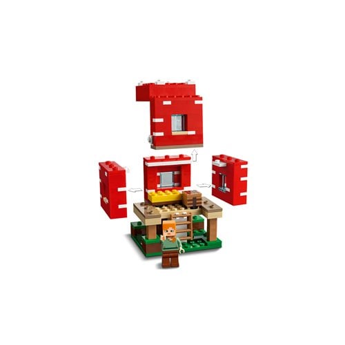 LEGO 21179 Minecraft The Mushroom House