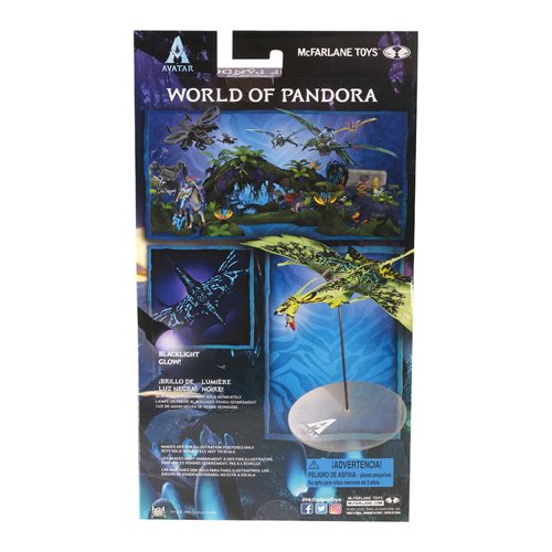 Avatar 1 World of Pandora Banshee Mountain Action Figure Set of 3