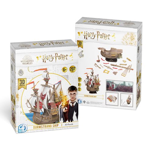 Harry Potter The Durmstrang Ship Medium Version 3D Model Puzzle Kit