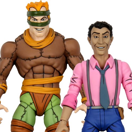 Teenage Mutant Ninja Turtles (1987 Cartoon) Rat King & Vernon 7-Inch Scale Action Figure 2-pack
