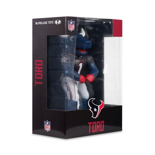 NFL SportsPicks Houston Texans Toro Mascot 8-Inch Posed Figure