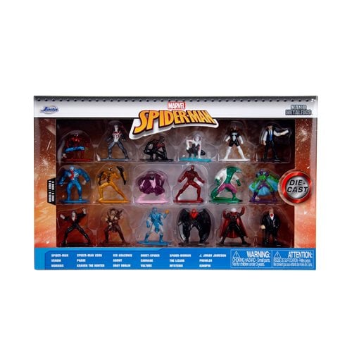 Marvel Spider-Man Nano MetalFigs Die-Cast Metal Mini-Figure Wave 9 18-Pack