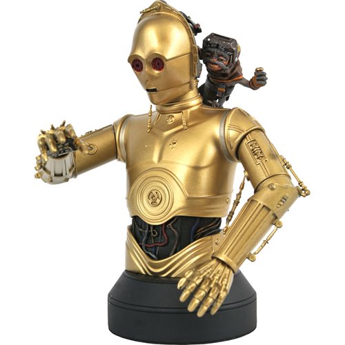 Star Wars: The Rise of Skywalker C-3PO and Babu Frik 1:6 Scale Bust