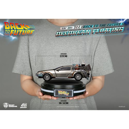 Back to the Future Part II EAF-005DX DeLorean Deluxe Floating Statue