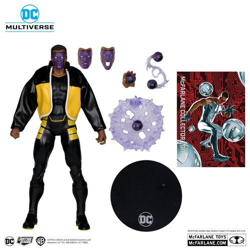 DC McFarlane Collector Edition Wave 11 #38 Mr. Terrific JSOA Red Platinum Edition 7-Inch Scale Actio