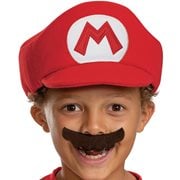 Super Mario Bros. Mario Elevated Hat and Mustache Child Roleplay Accessory Kit