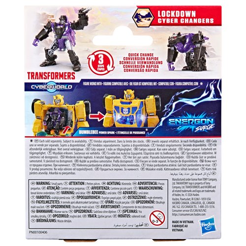 Transformers Cyberworld Lockdown Cyber Changers Energon Surge