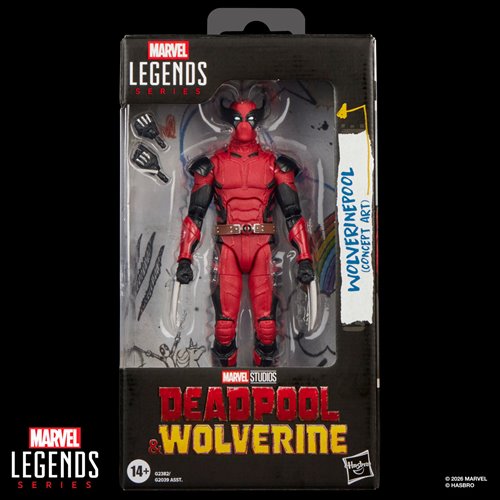 Deadpool Wolverine Marvel Legends 6-Inch Action Figure Wave 3 Set of 3