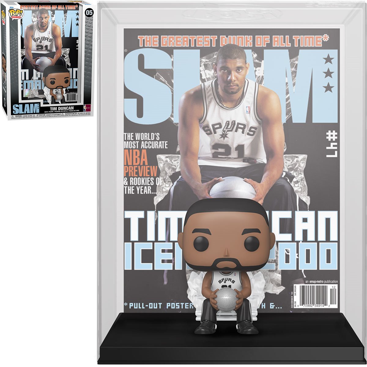 NBA Cover POP! Basketball Vinyl figurine Allen Iverson (SLAM Magazin) 9 cm