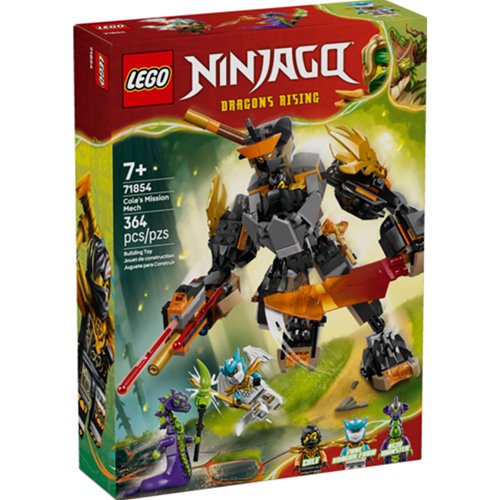 LEGO Ninjago 71854 Cole’s Mission Mech & Dragon Zane