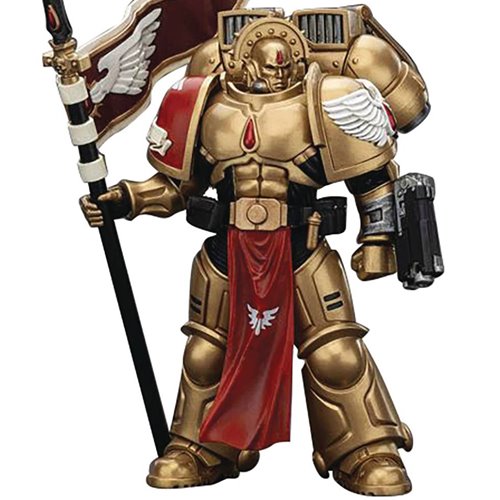 Joy Toy Warhammer 40,000 Blood Angels Sanguinary Guard 3 with Boltgun Spear 1:18 Scale Action Figure