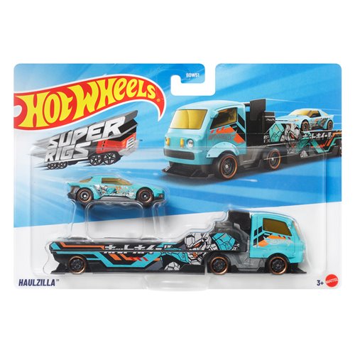 Hot Wheels Super Hauling Rig and Car 2026 Mix 5 Case of 6