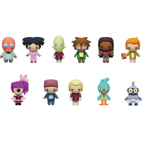 Futurama Series 2 3D Foam Bag Clip Display Case of 24