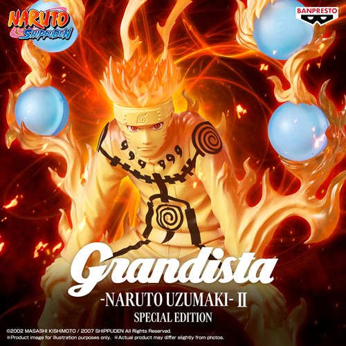 Naruto: Shippuden Naruto Uzumaki II Special Edition Grandista Statue