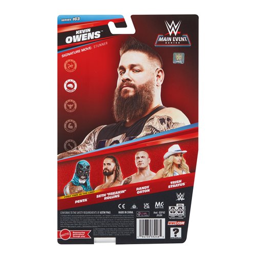WWE Main Event Series Figure Series 163 Figure Case of 8