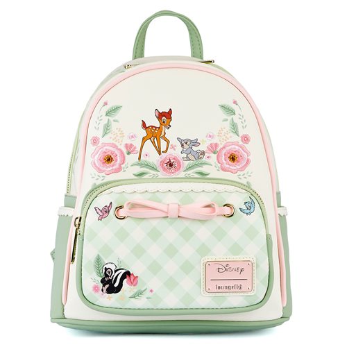 Bambi Spring Time Gingham Mini-Backpack