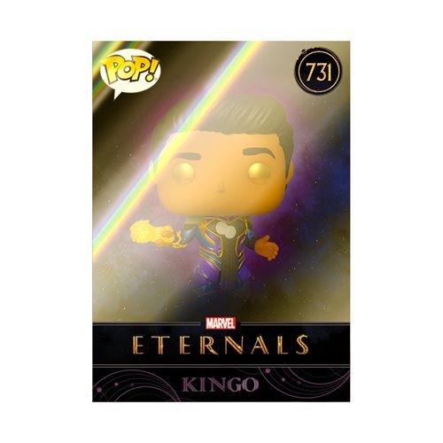 Eternals Kingo Pop! Vinyl Figure with Collectible Card - Entertainment Earth Exclusive