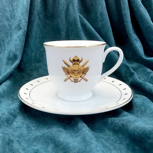 Masters of the Universe Revelation Castle Grayskull Crest Porcelain Cup And Saucer Set