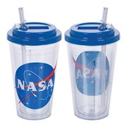NASA 16 oz. Flip-Straw Acrylic Cup