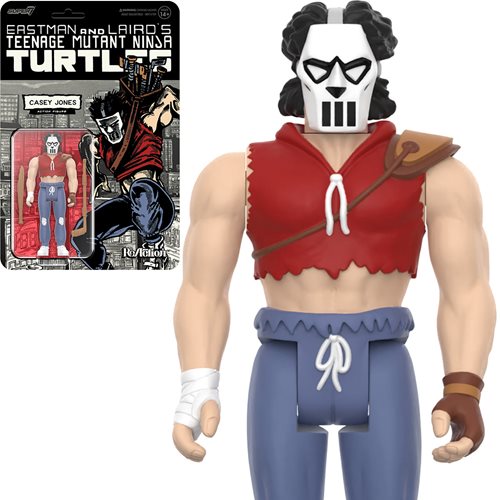 Super7 Teenage Mutant Ninja Turtles – Action Figure Casey Jones Comic Color – Scala 9,5 Cm, 5 Punti Articolazione