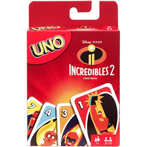 Incredibles 2 Uno Card Game Entertainment Earth