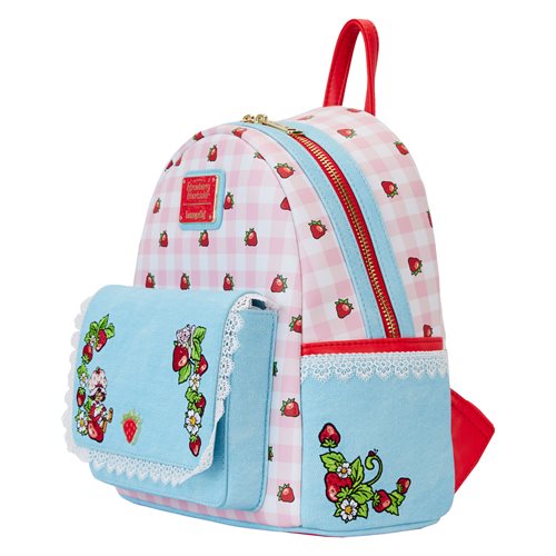 Strawberry Shortcake Denim Pocket Mini-Backpack