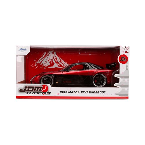 JDM Tuners 1995 Mazda RX-7 Widebody 1:24 Scale Die-Cast Metal Vehicle