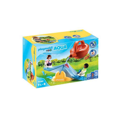 Playmobil 70269 1.2.3 Water Seesaw with Watering Can