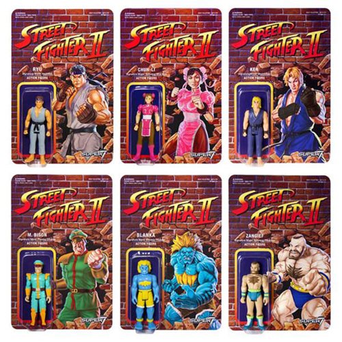 Street Fighter II CE Retro Action Figures Wave 1 Set