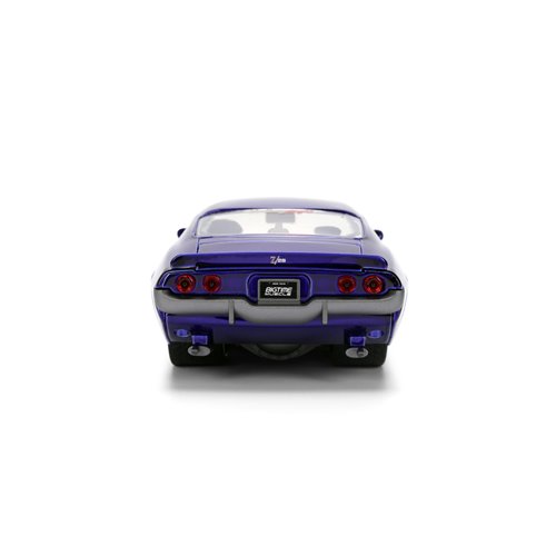 Bigtime Muscle 1971 Chevrolet Camaro Candy Purple 1:24 Scale Die-Cast Metal Vehicle