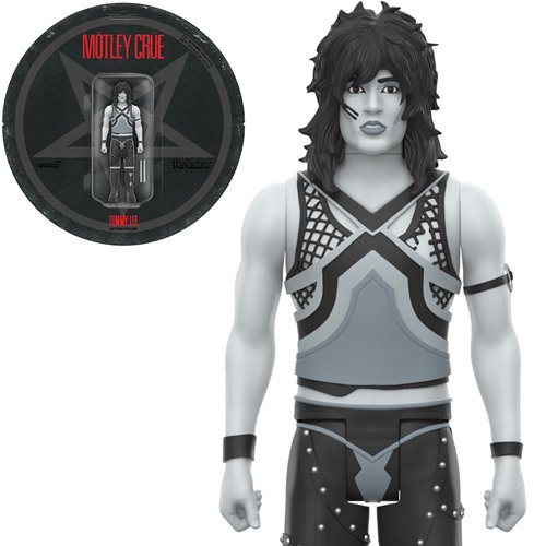 Motley Crue Tommy Lee Black and White Shout at the Devil 3 3/4-Inch ReAction Figure