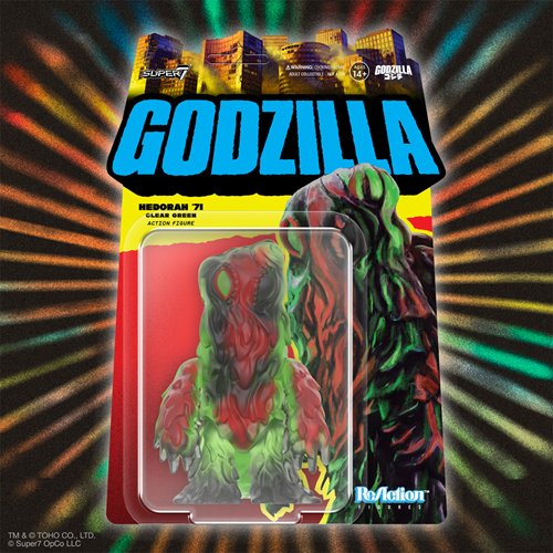 Toho ReAction Figures - Hedorah (Clear Green)