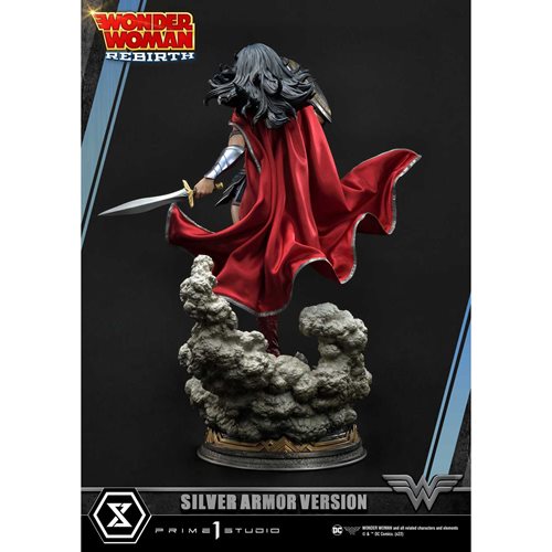 Wonder Woman Rebirth Silver Armor Version Museum Masterline 1:3 Scale Limited Edition Statue