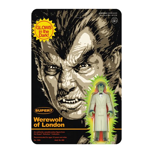 Werewolf of London (Monster Glow) 3 3/4-Inch ReAction Figure