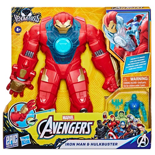 Avengers VenomVersus Epic World of Action Iron Man & Hulkbuster Armor Figure Set