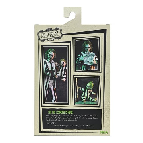 Beetlejuice Beetlejuice Ultimate Striped Suit Beetlejuice 7-Inch Scale Action Figure