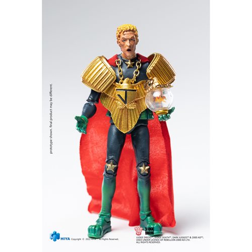 Judge Dredd Chief Judge Caligula 1:18 Scale Exquisite Mini Action Figure - Previews Exclusive