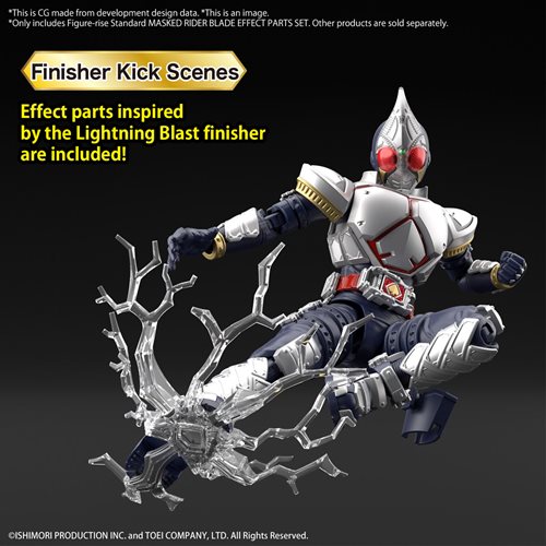 Kamen Rider Masked Rider Blade Effect Parts Set Figure-rise Standard Model Kit